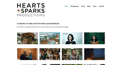 Desktop Screenshot of heartsandsparksproductions.com